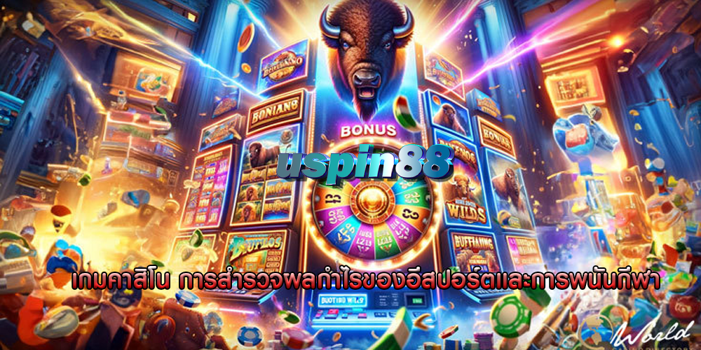 เกมคาสิโน การสำรวจผลกำไรของอีสปอร์ตและการพนันกีฬา